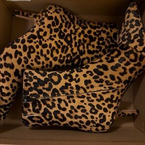 Steve Madden Leopard Print Booties